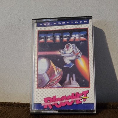 Jetpac BBC Micro Acorn Electron Vintage Cassette Ultimate Play The Game Ricochet