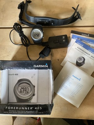 Garmin Forerunner 405 And Heart Rate Monitor GPS Running Watch UK