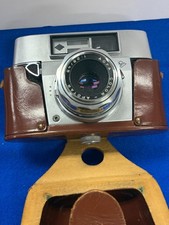 VTG Agfa Color Apotar Super Soli 35MM Camera  Leather Case - Germany DS43