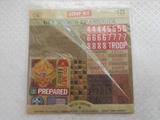 K & Company Boy Scouts of America 12x12 Scrap Scrapbook Kit Supplies