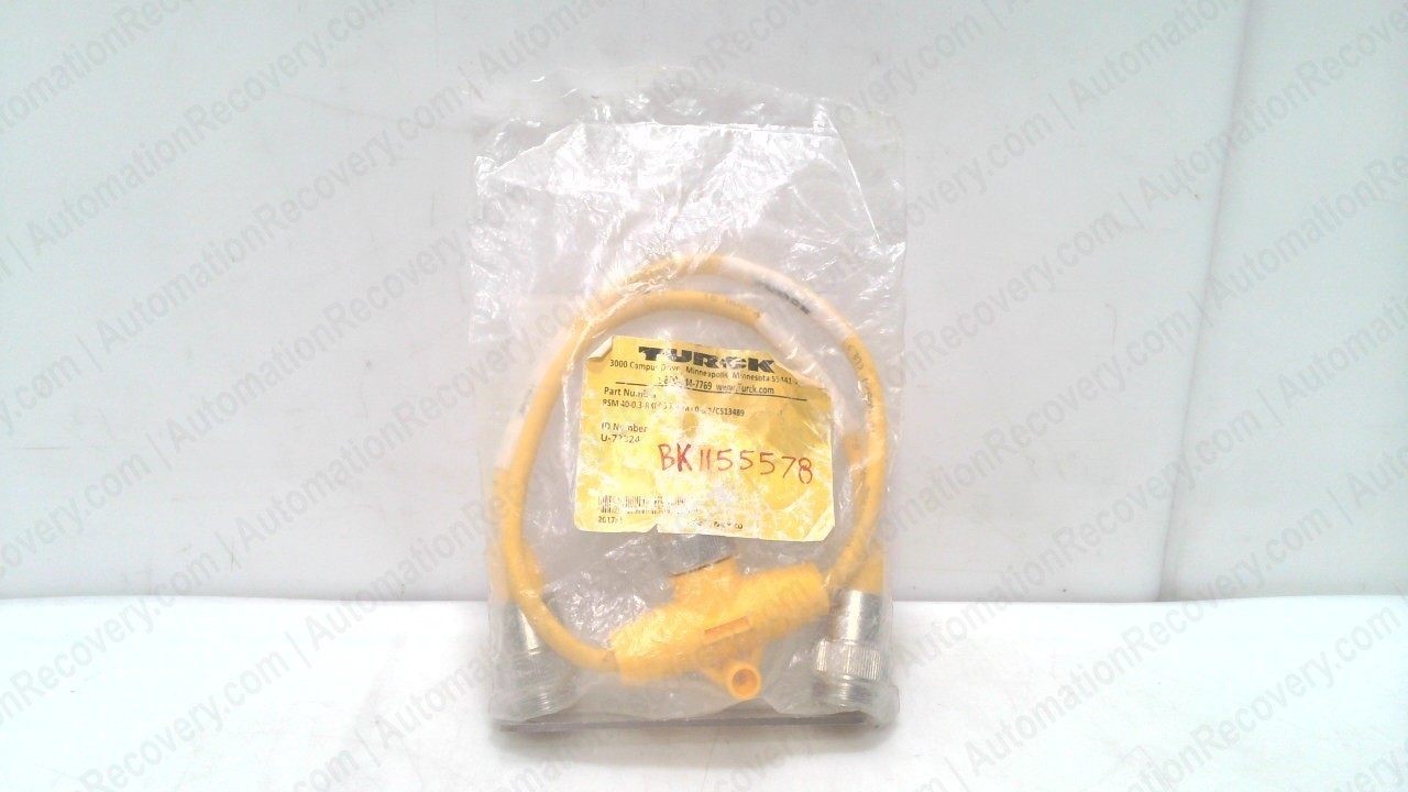 TURCK RSM 40-0.3-RKM 50-RSM 40-0.3/CS13489, MINIFAST SPLITTER, U-72324, #352383