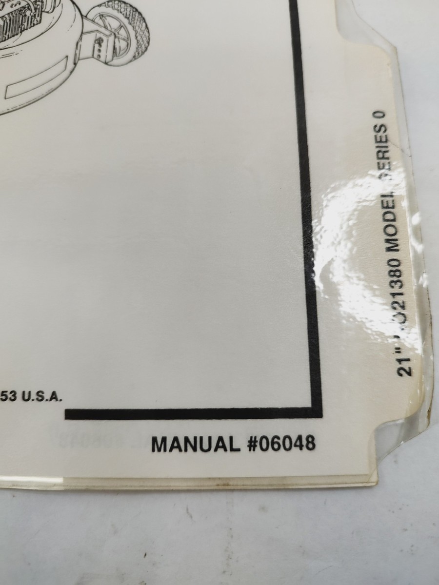Snapper Parts Manual 21