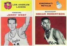 Lot of 2 Promos Oscar Robertson/Jerry West
