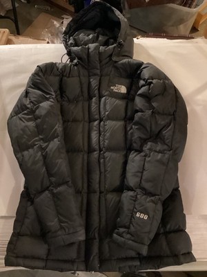 【THE NORTH FACE】600 Fill Down Jacket Black Women XS Removable Hooded Puffer Coat