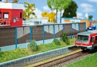 FALLER 180422 - Wooden Noise Barrier Kit, H0 Scale 1:87