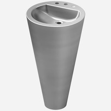 Neometro 8930-HPR-H36 METROPOLIS D - One Piece Basin Conical Pedestal Washbasin