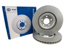 2x Bremsscheiben vorne für Audi A4 B6 B7 Ø 345 mm - HELLA PAGID