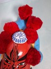 Set of 2 Folk Art Clay Beard Green Chinese Painted Wall Hanging Opera Red Mask — photo 8