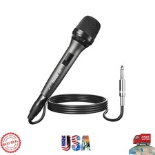 Professional Hypercardioid Microphone for Studio Quality Sound and Karaoke Needs