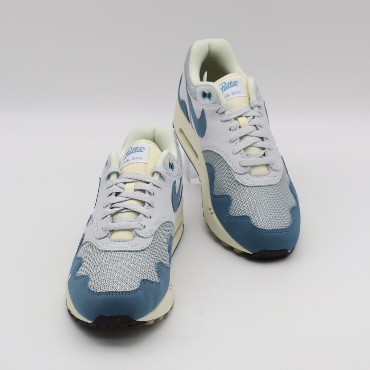DH1348-004 Nike Air Max 1 Patta Waves Noise Aqua Metallic Silver