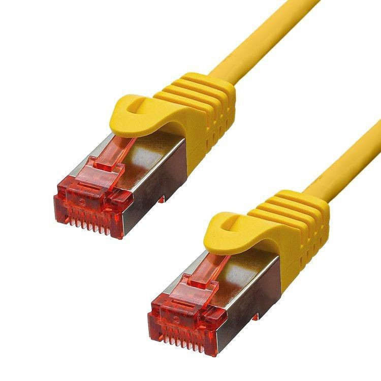 ProXtend 6FUTP-003Y CAT6 0.3m LSZH Yellow RJ45 Gold-Plated
