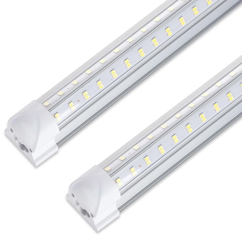 3FT LED Shop Light, 36W 5000lm Super Bright 6500K, Clear Cover, V-Shape ...