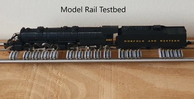 N 009 HOn30 Gauge 8 axles Model Rail Locos Test bed Rolling Road Treadmill Track