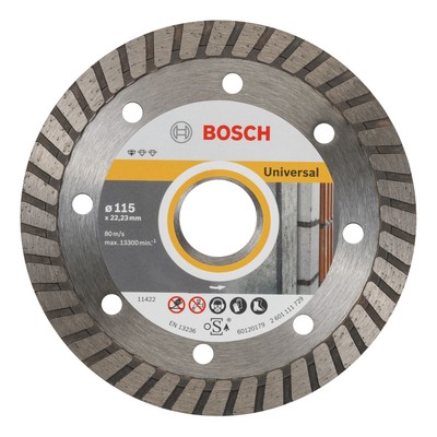 Bosch Zubehör Standard for Universal Turbo Diamanttrennscheibe - 115 x 22,23...