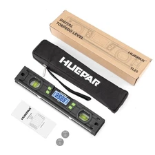 Huepar Professional Digital Level 10 Inch, Digital Torpedo Level and Protract...