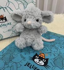 Jellycat Yummy Mouse Soft Stuffed Toys Gifts Brand New With Tags Free Dust Bag