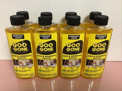 lot 8 bottles GOO GONE goo & adhesive remover 8fl oz each