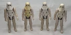 Vintage Star Wars Kenner 1980 Imperial Hoth Snow Storm Trooper Figure Lot Of 4