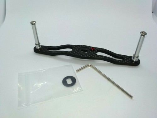 MANIGLIA CARBONIO 80-85-90-95-100 mm PER DAIWA/SHIMANO - Foto 7 di 38