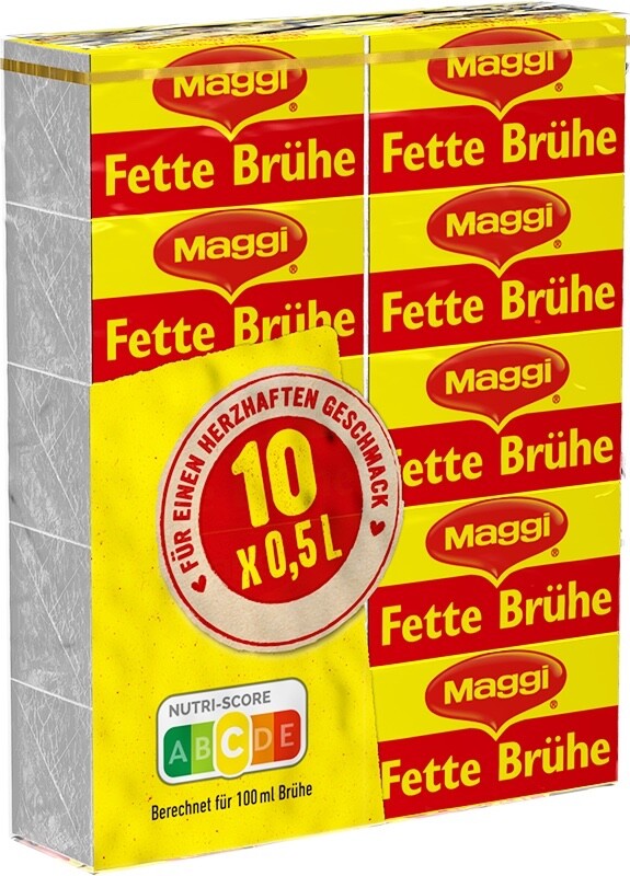 Жирные кубики для бульона Maggi Fette Bruhe упаковка из 10 шт Сделано в Германии БЕСПЛАТНАЯ ДОСТАВКА ПО США 2490₽