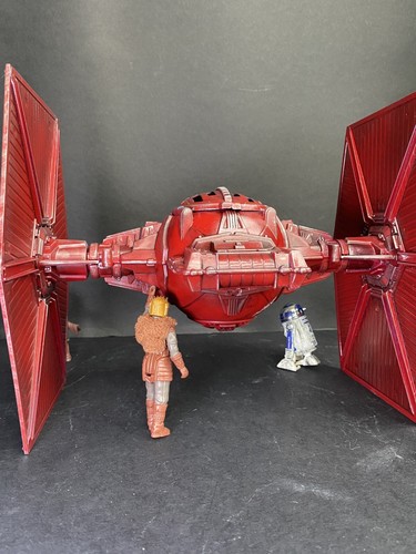 Star Wars Andor Tie Fighter Interceptor Kenner Vintage Black Empire - Picture 21 of 24