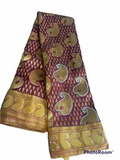 Soft Silk Pattu Saree With Stone Studs On The Saree