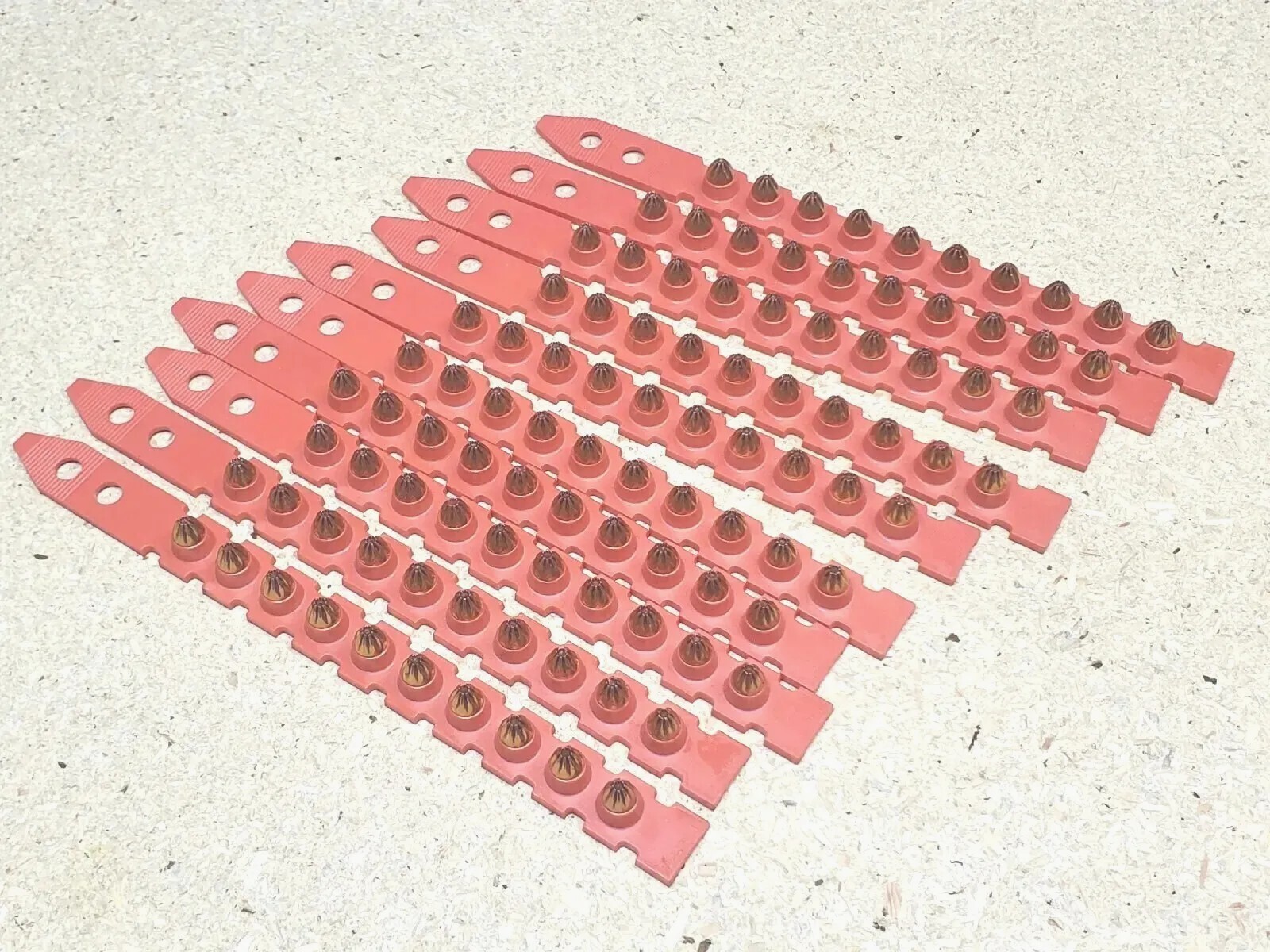 HILTI 6.8/11 M10 powder cartridges .27 cal - red - 50353 - 10 strips - 100 shots
