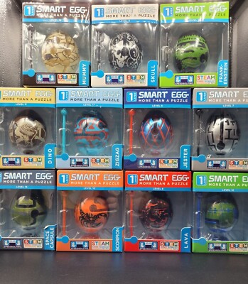 11x Smart Egg  set  3D Labyrinth Puzzle und Lernspielzeug 11 verschiedene Level 
