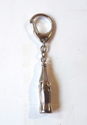 PORTE-CLES - COCA-COLA Original 1960s - BOUTEILLE 6cm en VERRE