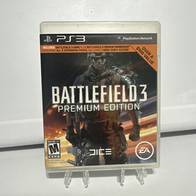 Battlefield 3 Premium Edition (Sony PlayStation 3, 2012) Complete
