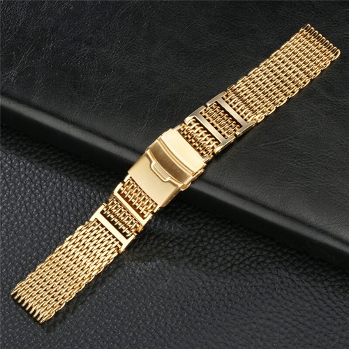 Reloj de pulsera 20/22/24 mm malla de tiburón para hombre correas de acero inoxidable de repuesto - Imagen 10 de 17