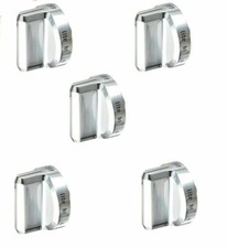 Burner Knob Plastic Compatible with Frigidaire Range 5304502763 5 PCs