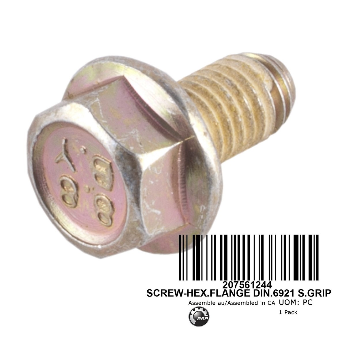 Seadoo OEM SCREW-HEX.FLANGE DIN.6921 S.GRIP 207561244 | eBay