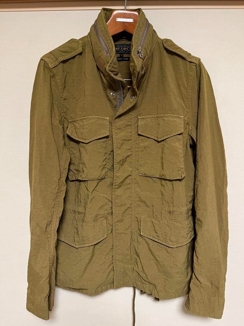 BEAMS PLUS M-65 Military Jacket Blouse men Size S 100% Nylon BEAMS PLUS M-65 Military Jacket Blouse men Size S 100% Nylon