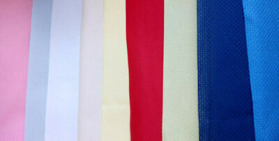 AIDA EASY COUNT STICKSTOFF 3,25 St/cm - 60cm BREIT - 9 FARBEN 1m á 21,25 /23,45 