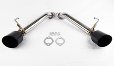 Gloss Black Straight Axle Back Muffler Exhaust For Nissan 370z 2009-2021 Gloss Black Straight Axle Back Muffler Exhaust For Nissan 370z 2009-2021