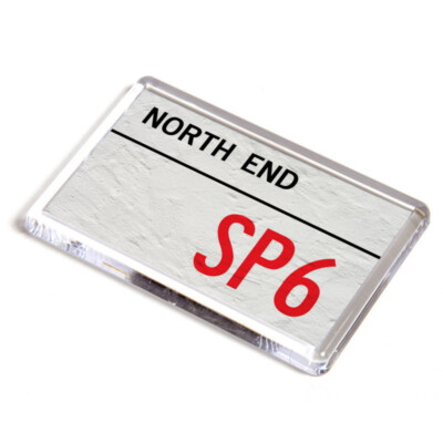 FRIDGE MAGNET - North End SP6 - UK Postcode
