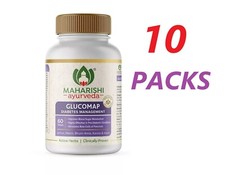 10 packs X Maharishi Ayurveda Glucomap 60 Tabs FREE SHIPPING