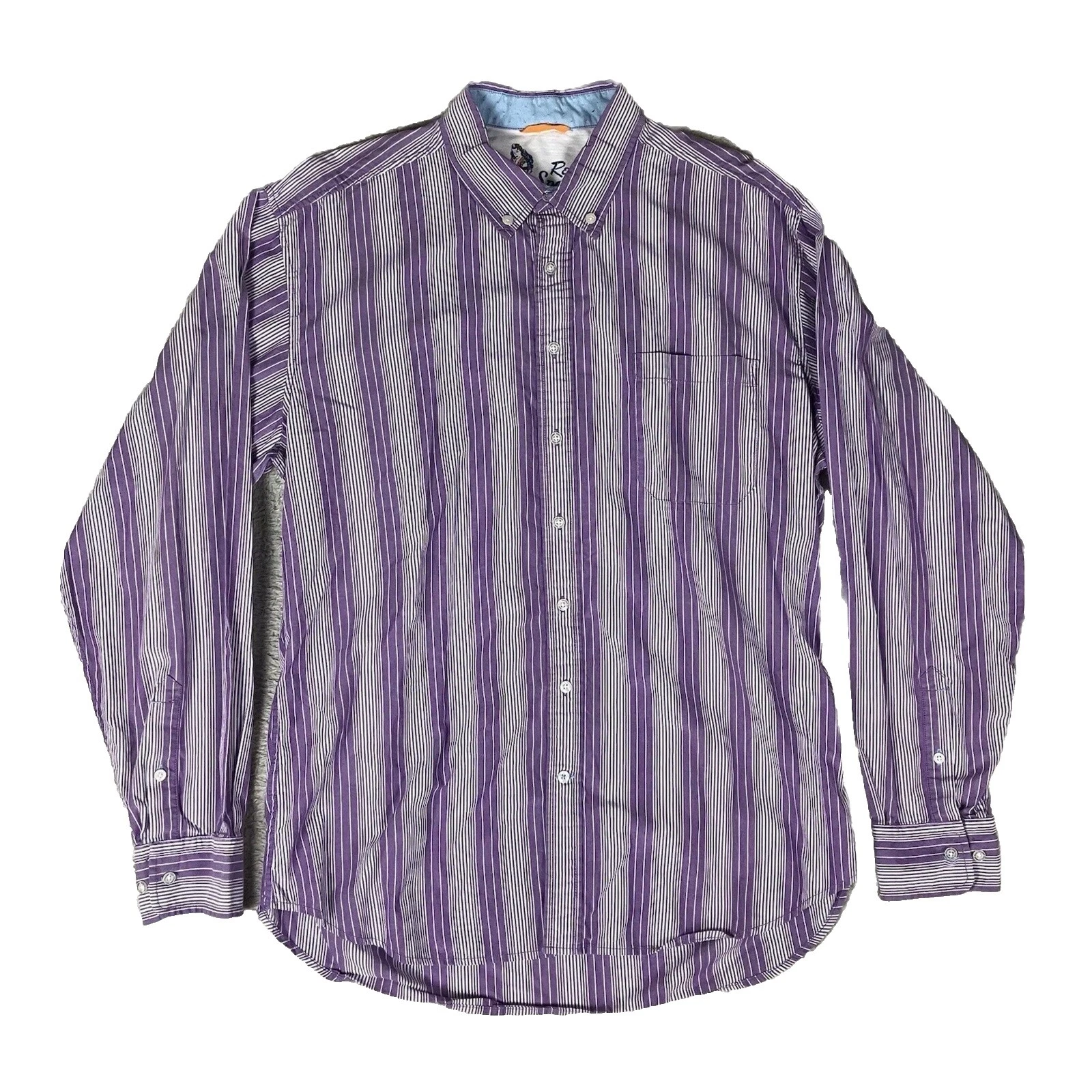 Botón informal hawaiana Reyn Spooner a Rayas-Down Shirts for Men