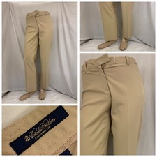 Brooks Brothers Pants 4 Brown Flat Front Poly Blend Straight YGI Y1-293