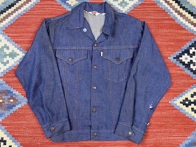 VTG LEVIS Denim Jacket Big E Type 3 Trucker White Tab 60s VTG LEVIS Denim Jacket Big E Type 3 Trucker White Tab 60s