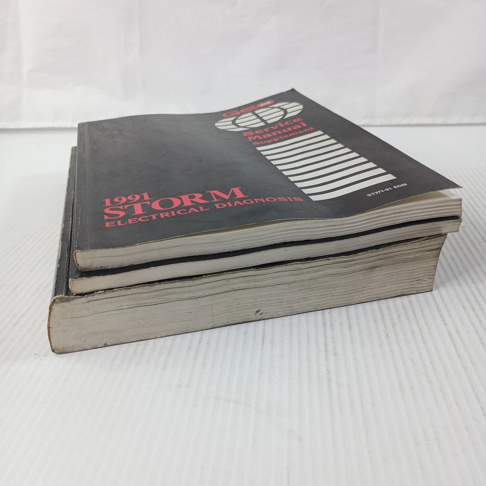 Chevy Geo Storm 1991 manual de taller de servicio + diagnóstico eléctrico y hatchback GMC Foto 3 de 4