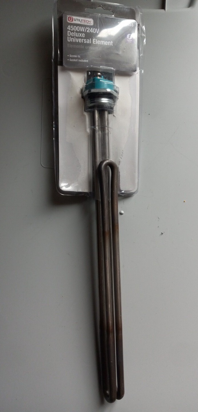 Utilitech 4500W/240V Deluxe Universal Water Heater Element | eBay