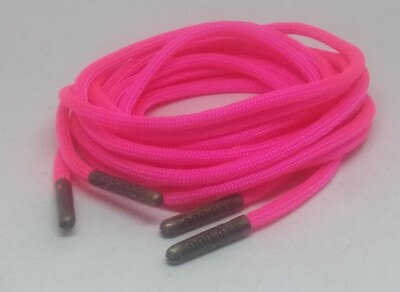 Neon Pink Boot Laces *Guaranteed for Life* 550 Paracord Steel Tip  