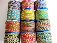 2m Posamenten-Borte Webband /1,29€ pro Meter/verschiedene Farben 10mm breit B148