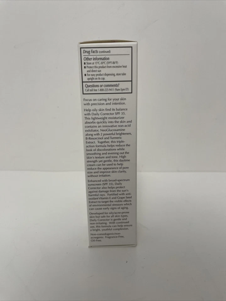 EXUVIANCE FOCUS DAILY CORRECTOR WITH SUNSCREEN SPF 35 1.4OZ BOXED - Image 4 of 4