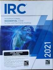 IRC International Residential Code 2021 Paper...
