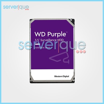 WD64PURZ Western Digital Purple 6TB 5.4K 256MB SATA 6Gbps 3.5'' Surveillance HDD
