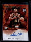 2024-25 Panini Hoops Cason Wallace Hot Signatures Auto Autograph #HS-CAS Thunder