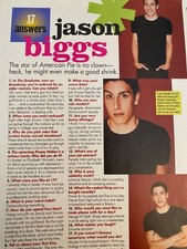 Jason Biggs, Full Page Vintage Clipping